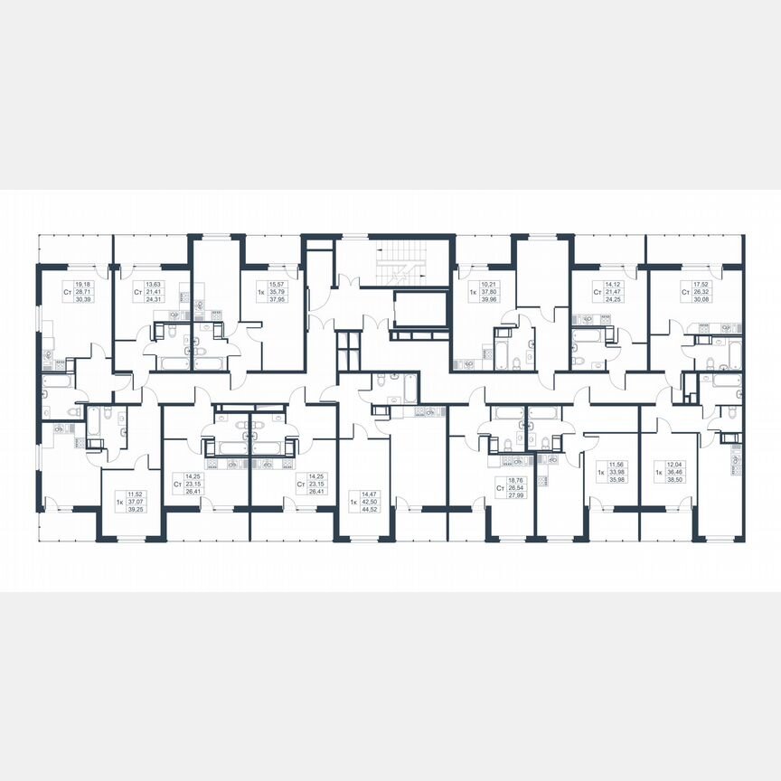 1-к. квартира, 33,7 м², 6/9 эт.
