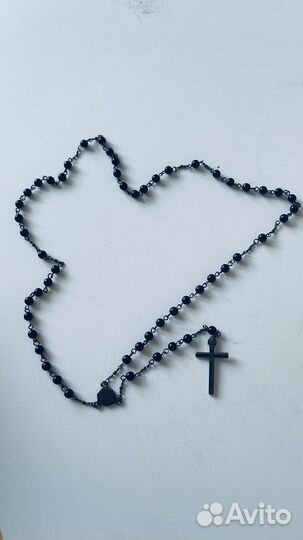 Украшение ожерелье крест