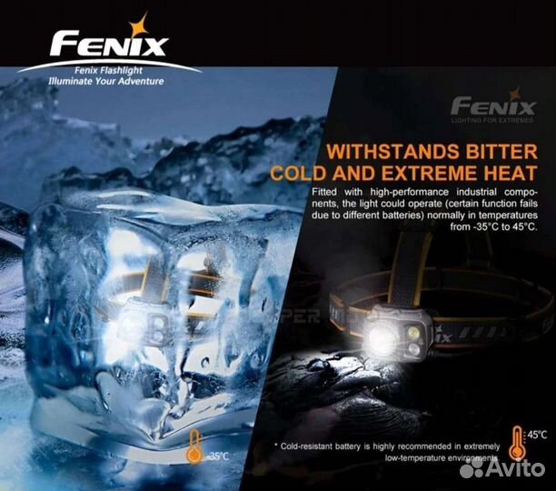 Налобный фонарик Fenix