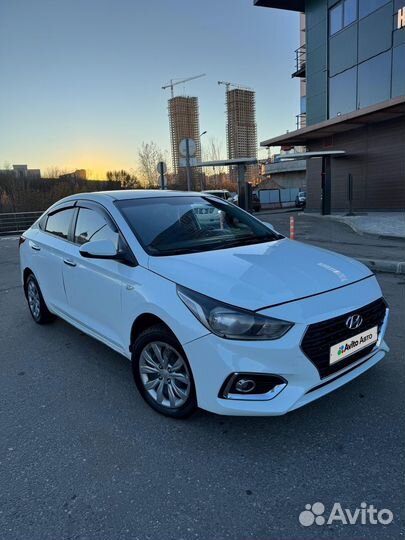 Hyundai Solaris 1.4 AT, 2018, 157 900 км