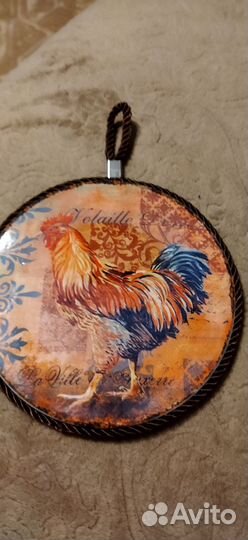 Тарелка декоративная СССР настенная 22 см