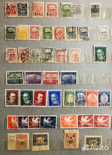 Почтовые марки Прибалтика Латвия,Литва,Эстония