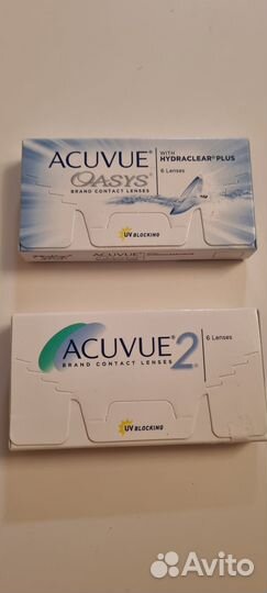 Линзы контактные acuvue -1,25