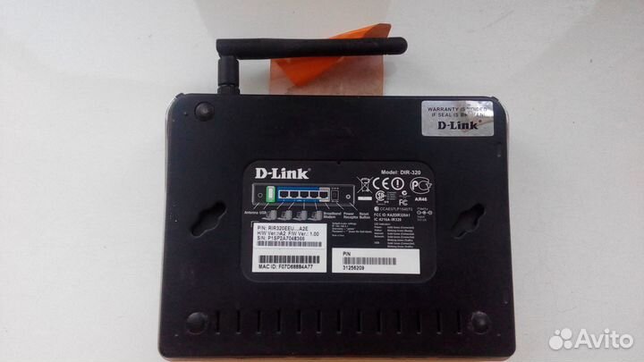 Роутер D-link DIR-320 D link DSL 2500U