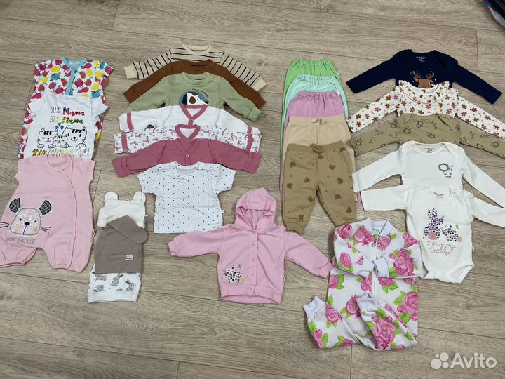 Новые детские вещи размеры 62-80