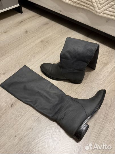 Сапоги зимние натуральная кожа