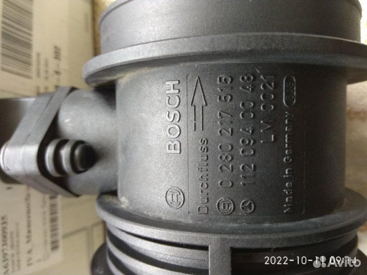 Датчик массового расхода воздуха mercedes