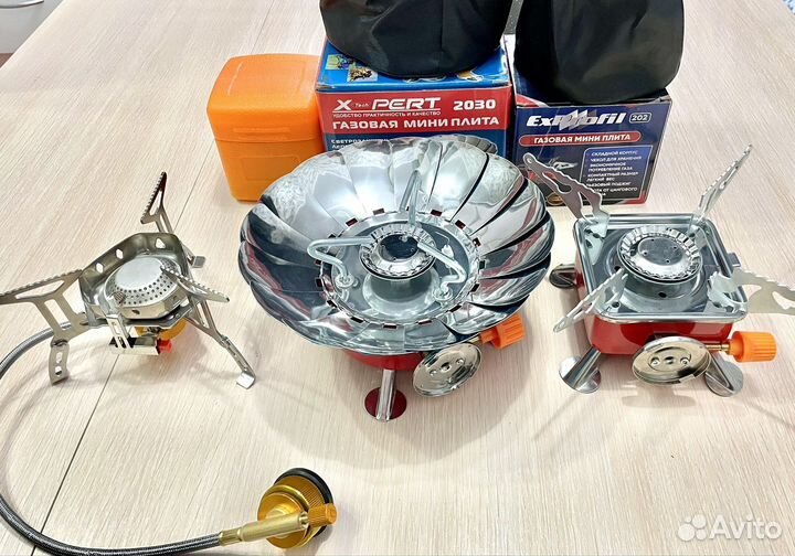 Газовые плитки туристические, новые