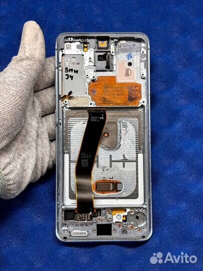 Дисплей в рамке Samsung S20 (голубой)