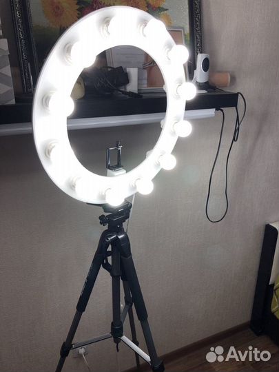 Кольцевая лампа 49 см