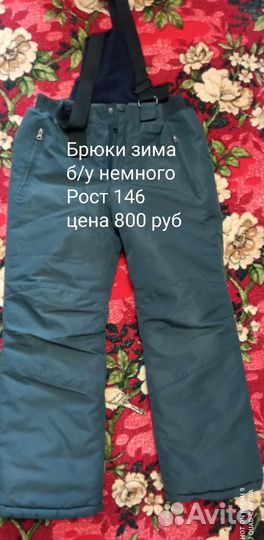 Зимние брюки