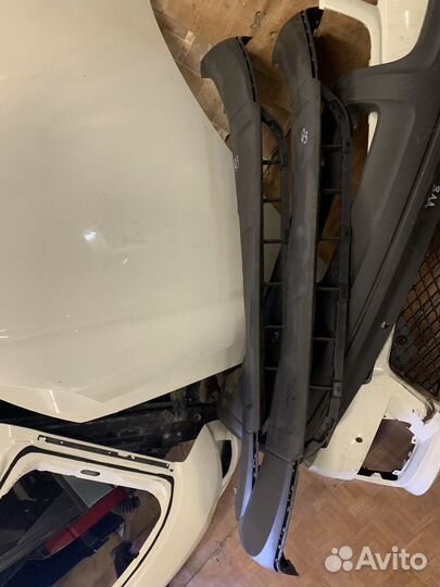 Юбка губа переднего бампера ауди q3