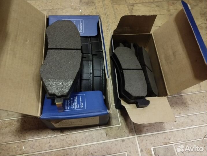 Колодки тормозные перед.+ зад. chevrolet lacetti