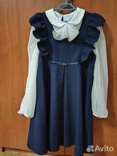 Сарафан школьный 134 Brossko