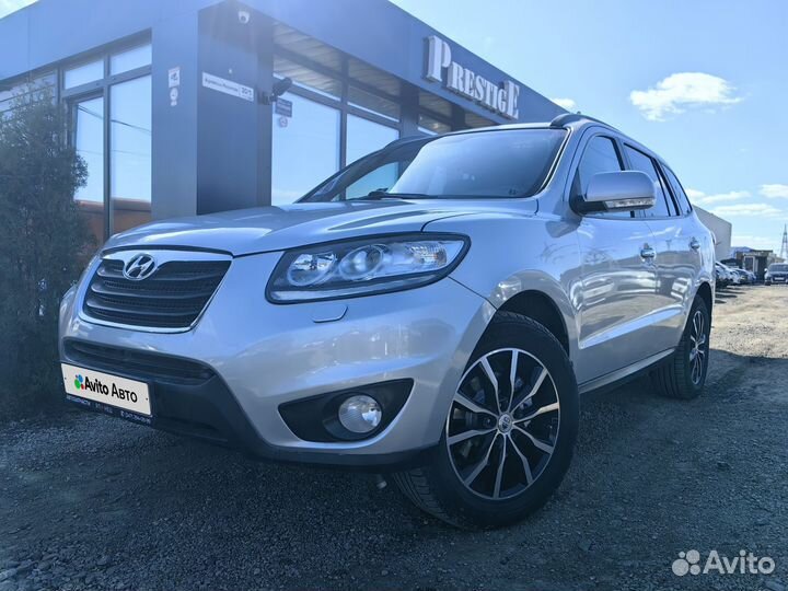 Hyundai Santa Fe 2.2 AT, 2011, 173 200 км