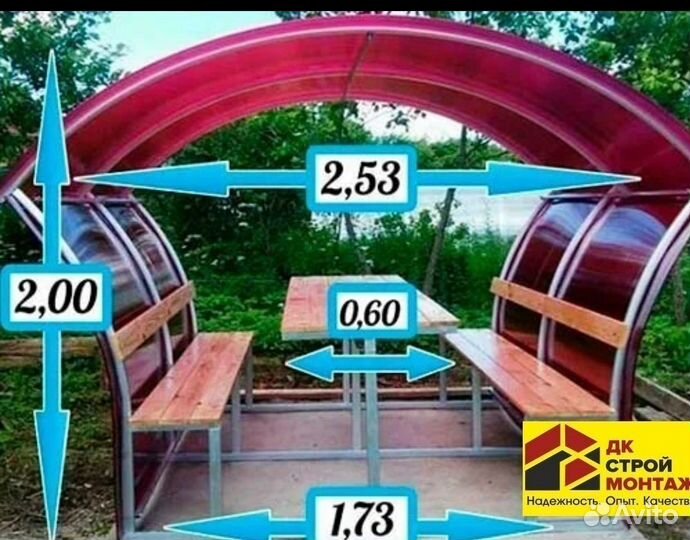 Дачная беседка Астра
