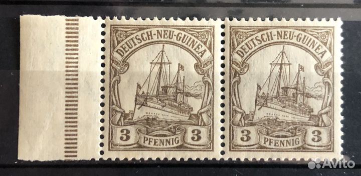 Немецкие Колонии 1918 г. новая гвинея №24 Wz 1 MNH