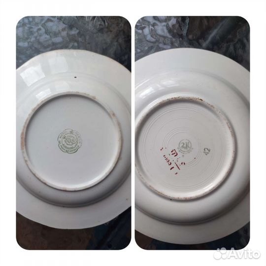 Тарелки зик конаково СССР