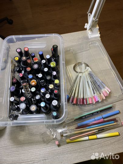 Набор гель лаков, баз и гелей для маникюра