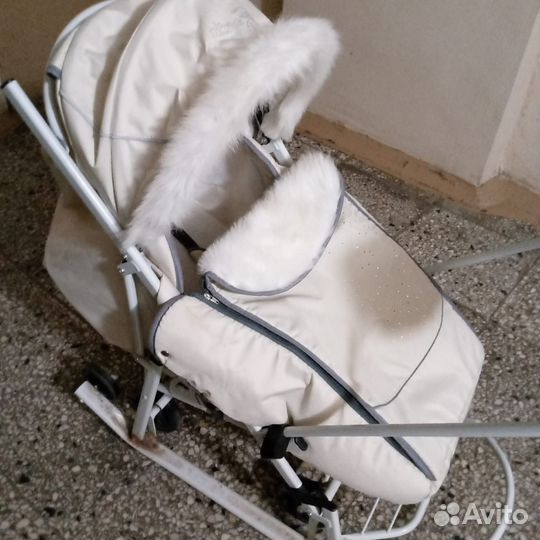 Детские санки-коляска