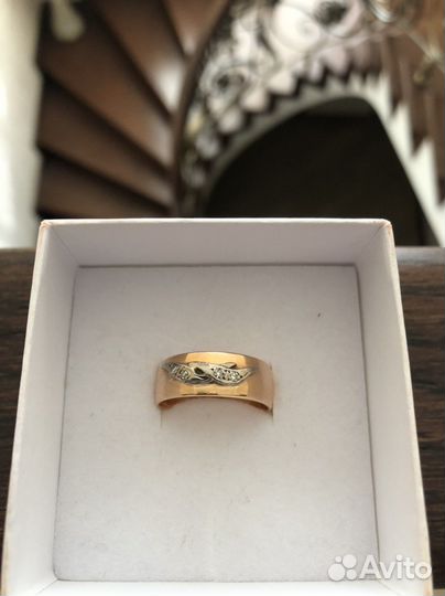 Советское Кольцо с бриллиантами