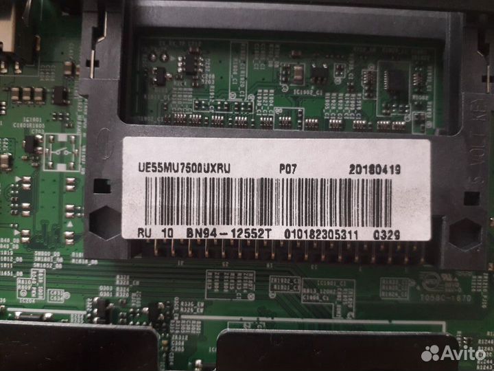 Разбор Samsung ue55mu7500