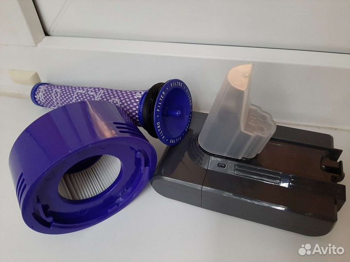 Аккумуляторы и фильтры для dyson v6, v7, v8, v10