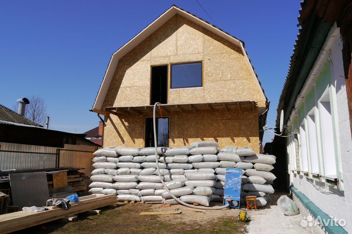 Эковата. Утепление крыш, стен, полов, перекрытий