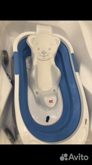 Горка ванночка складная для купания