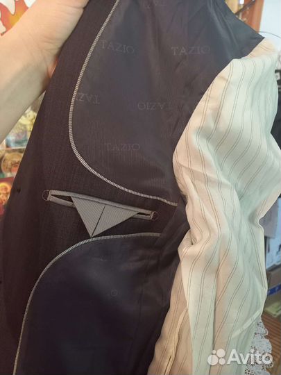 Школьный костюм для мальчика 134 серый