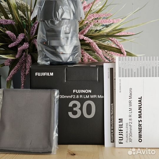 Объектив Fujifilm XF 30mm F2.8 R LM WR Macro