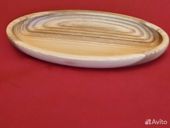 Менажница овальная, малая, Ручной работы, Ясень