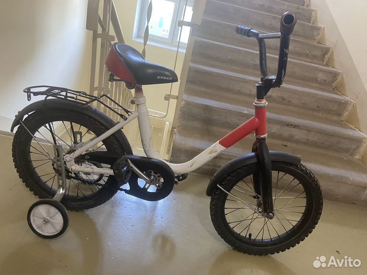 Детский велосипед бу 16, от 5-6 лет