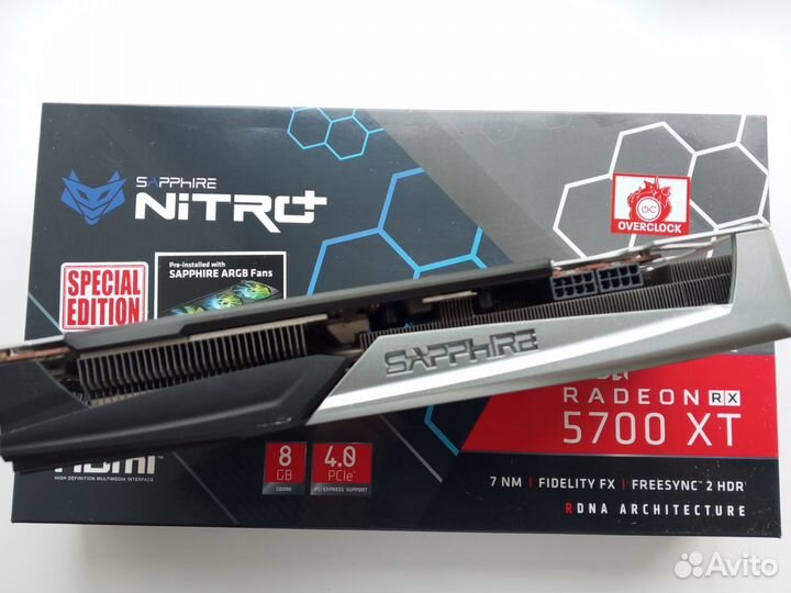 Видеокарта RX 5700 xt sapphire nitro