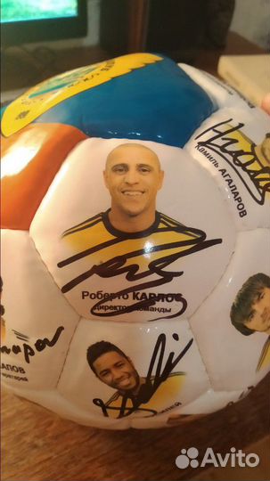 Автографы знаменитостей фк Анжи Махачкала