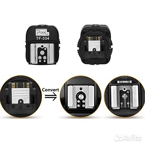 Переходник TF-334 с камер Sony на пыхи Canon/Nikon