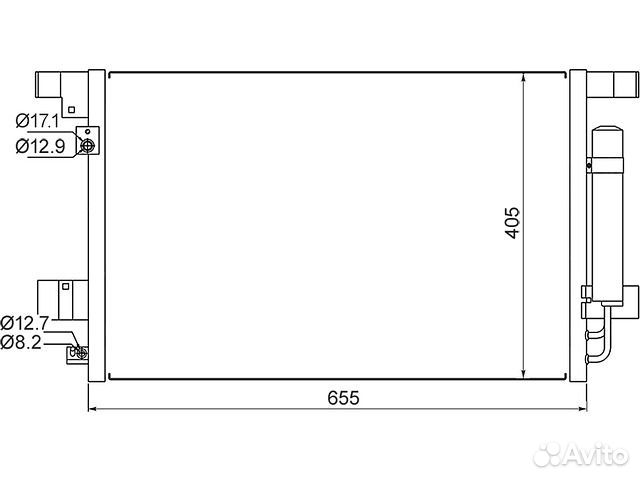Радиатор Lancer Outlander Asx C-Crosser