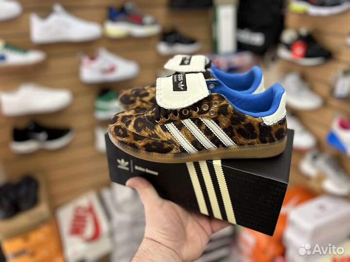 Кеды Adidas samba wales bonner leopard р. 36-41