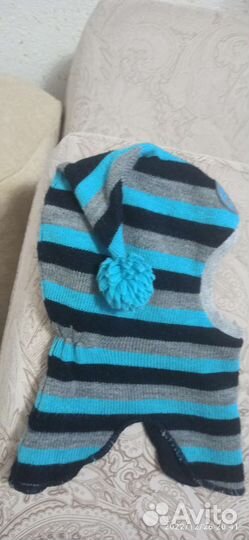 Шапка шлем для мальчика 48 50