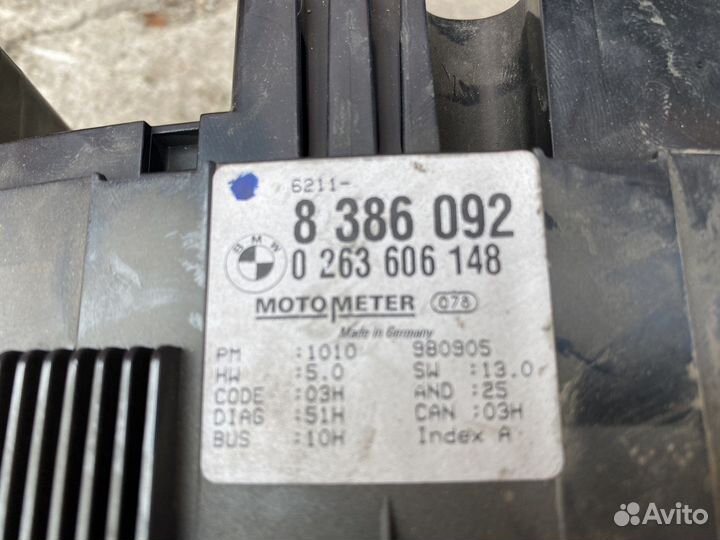 Щиток приборов bmw 3 e46