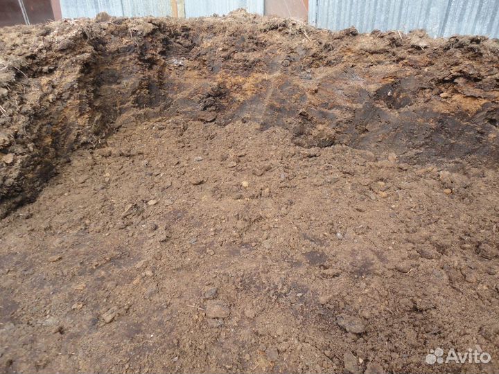 Конский навоз, ферментированный (без опилок)