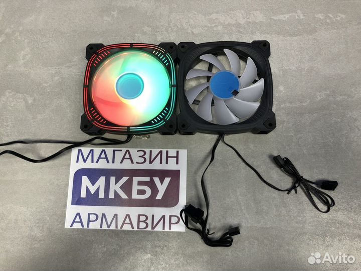 Вентилятор 120мм для корпуса квадрат argb 5V 3pin