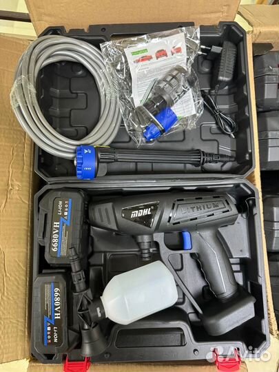 Мойка высокого давления аккумуляторная 6 режимов