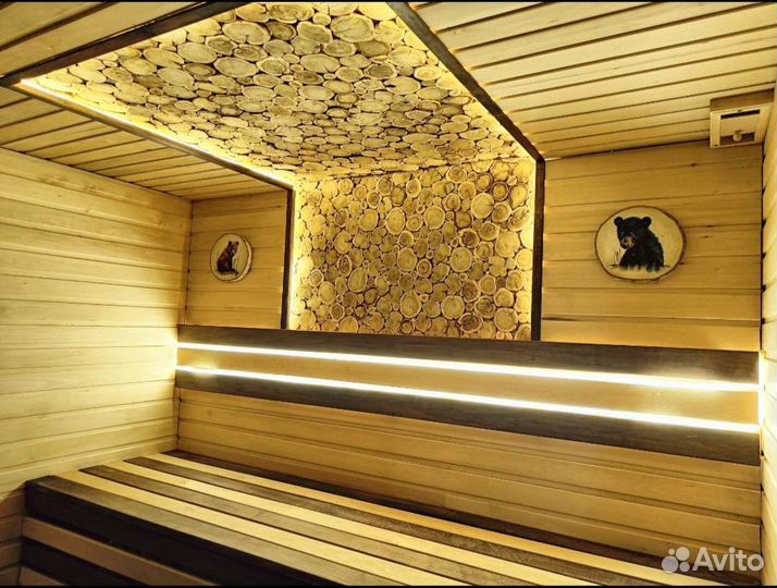 Сауна с бассейном
