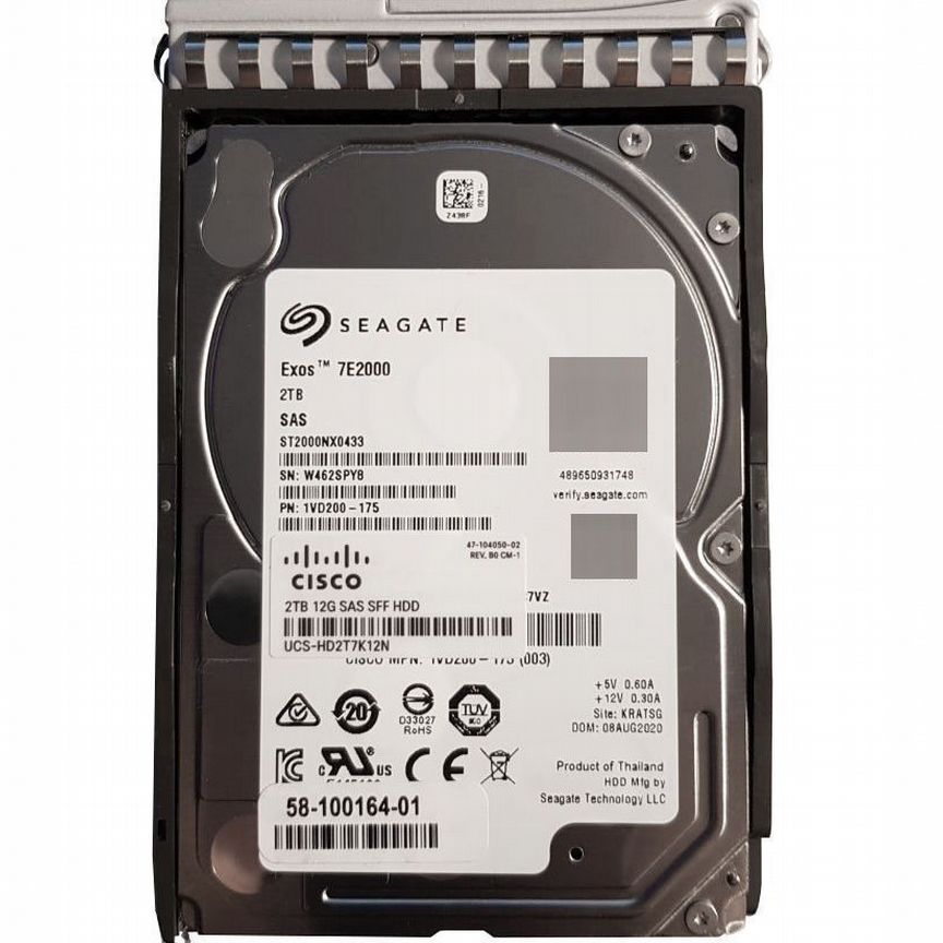 [UCS-HD2T7K12N] Жесткий Диск Cisco 2tb Ucs-Hd2t7k12n Sas 2,5"