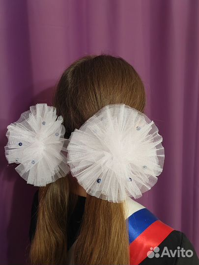 Банты большие пышные 2шт