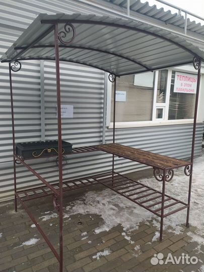 Беседка с мангалом