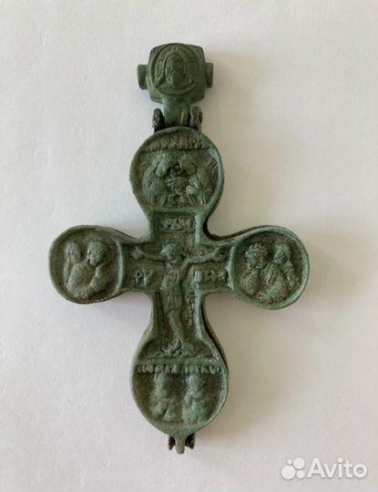 Крест 16 век псевдоэнколпион размер 10,4-6,5 см