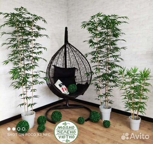 Искусственный бамбук, деревья для интерьера