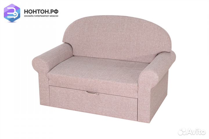 Диван выкатной Новь-1 светло-бежевый